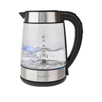 Nedis KAWK320EGS Wasserkocher 2200W 1,7L Transparent