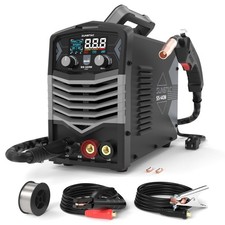Sunstac MIG Welder, 140A 110V Flux Core/Stick/Lift TIG 3 in 1