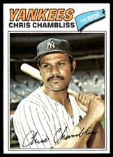 Chris Chambliss 1977 Topps #220 Yankees MLB READ FREE SHIPPING AutographDen