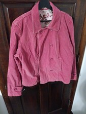 Women's St Johns Bay Stretch Corduroy Pink Jacket Size XL NWOT With Pockets 