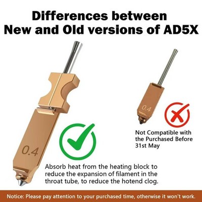FLASHFORGE AD5X - Impresora 3D multimaterial de impresión en 4 colores