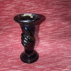 Fenton Amethyst Carnival Glass Mini Torch Hand Cornucopia Vase Toothpick Holder