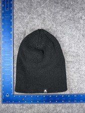 Burton Hat Beanie Unisex One Size Black Knit Winter Stretch Snowboard Casual