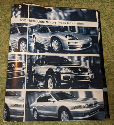 Mitsubishi Motors 2002 Galant Paris Dakar Press Kit Brochure Chicago Auto Show