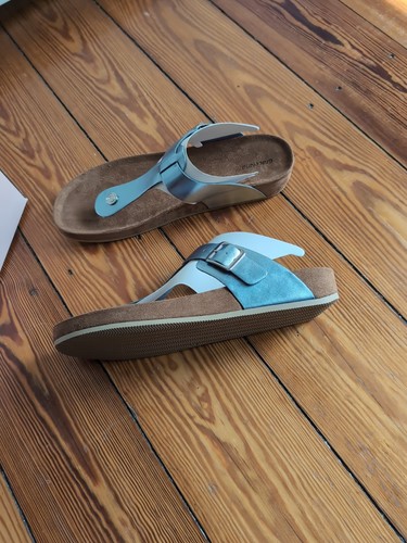 Zehentrenner Sandale Graceland Gr 44 Metallic Blau - Bild 3 von 4