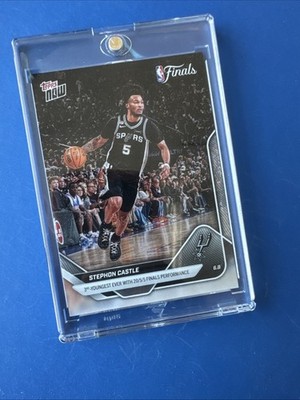 2025-26 Topps Now #333 Stephon Castle Spurs Nba Finals