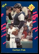 Carlton Fisk 1990 Classic Blue #116 White Sox MLB READ FREE SHIP AutographDen
