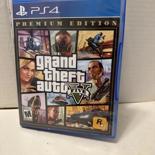 Grand Theft Auto V Premium Edition (PS4, 2018) Manual No Map
