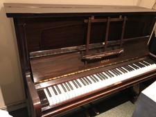 Steck Upright Piano - Reconditioned - Dark mahogany casework