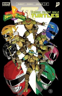 Power Ranges & Teenage Mutant Ninja Turtles 111 #1 Dan Mora Variant Cover B NM