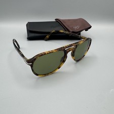 Persol PO 3235S Sunglasses El Sergio Tortoiseshell Havana Pilot Netflix