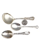 51.4g Lunt SSMC Sterling Silver .925 Baby Spoon Scrap Lot of 3