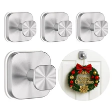 4 Pack Stronger Suction Cup Hooks for Shower,Heavy Duty Hooks for Bathroom Wa...