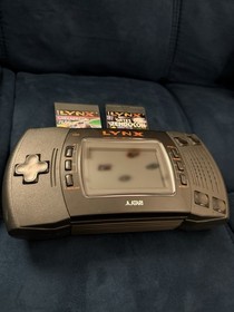Atari Lynx Handheld Console with 2 Games, Tested & Working