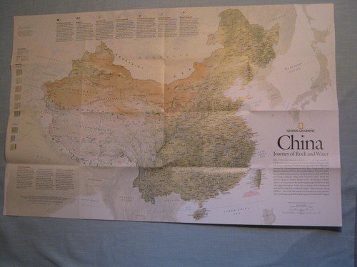 CHINA MAP + THE FORBIDDEN CITY National Geographic May 2008