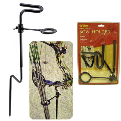 NEW ALLEN GROUND STAKE BOW HOLDER WITH ARROW HOLDER RING,BLIND HUNTING,5284