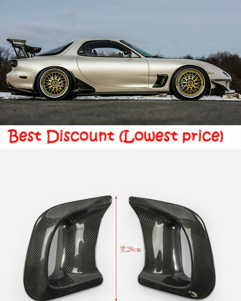 R*7様 ファンタ　アプグレ For Mazda RX7 FD3S Carbon Fiber RE Style Fender Big Outlet Air