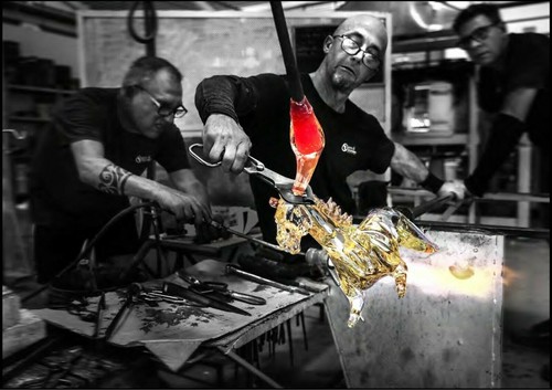 Specchio in vetro di Murano inciso Venezia del 1700 Gondoliere gondola verticale - Picture 3 of 7