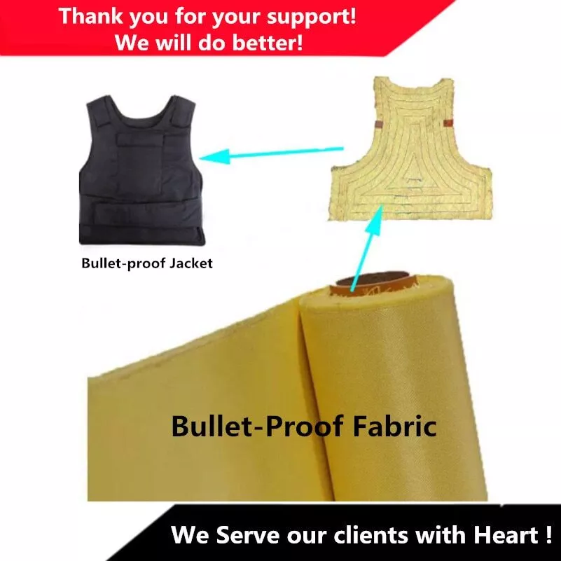 Cut Resistant - Bulletproof - Kevlar fabric - Para Aramid Knitted