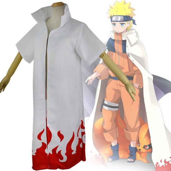 Adult Male Naruto Hokage Robe - Naruto Shippuden 