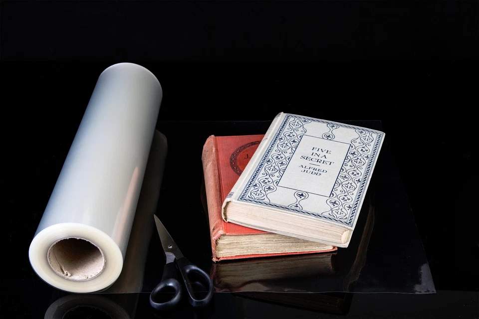 Protect your dust jackets with CLEARCOVER 330mm x 50m