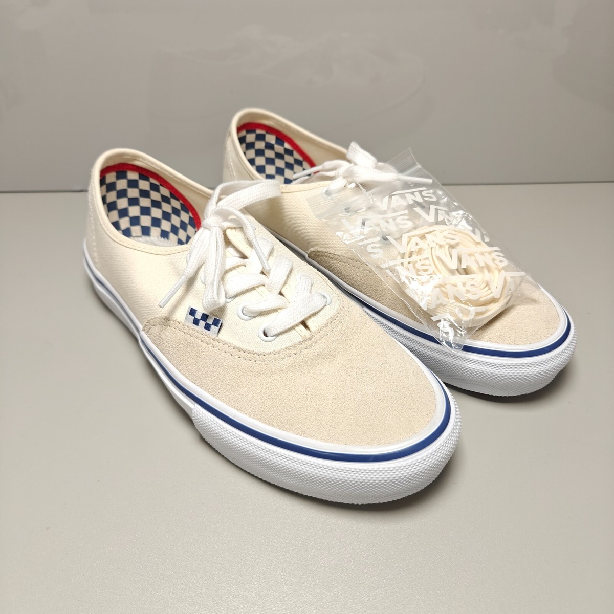 Vans Skate Authentic Off White Low Athletic Skate Lifestyle