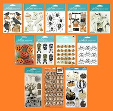 Jolee's HALLOWEEN Stickers Skull Pumpkin Ghost Mummies Candy Treats Spider Raven