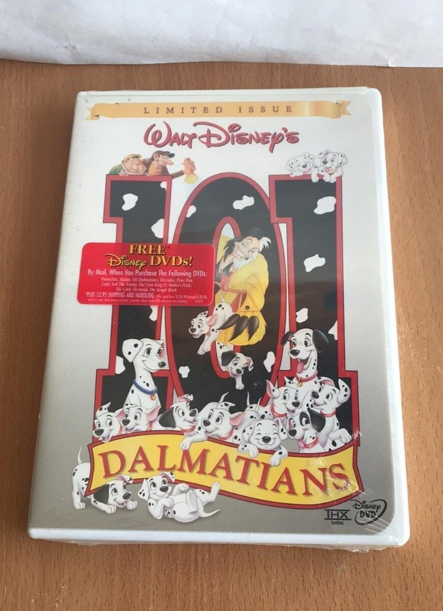 101 Dalmatiner Dvd 1999 Ron Lee Collection For Disney Store & Parks