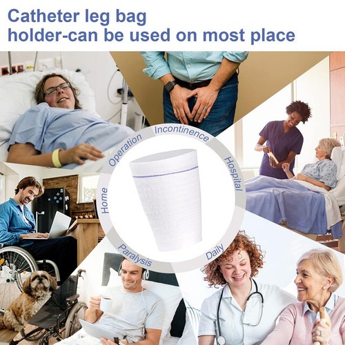 2 Stück Katheter Beinbeutel Halter Tasche Urin Beinbeutel Hülse für Inkontinenz - Bild 2 von 7