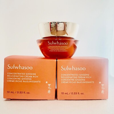 Sulwhasoo Concentrated Ginseng Rejuvenating Cream RICH 30mL (10ml x 3pcs)