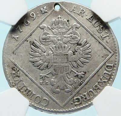 1681年オーストリア　ザルツブルグ3クルーザー銀貨 1681年オーストリア ザルツブルグ3クルーザー銀貨 1681年オーストリア