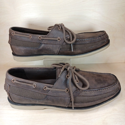 Timberland Leather Boat Shoes Casual Men's Size 12 M Brown 41578-8040 | eBay