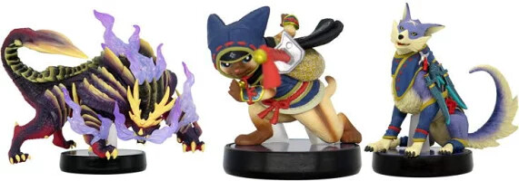 amiibo Monster Hunter Rise CAPCOM Otomo Airou Magai Magado Otomo