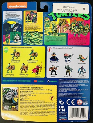 Teenage Mutant Ninja Turtles Rocksteady *Ships In A Box