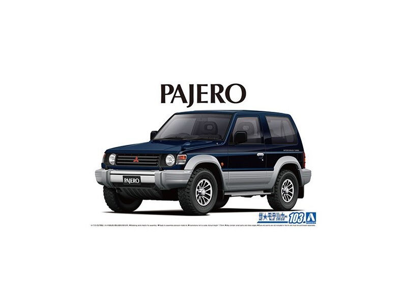 AOSHIMA 1/24 MITSUBISHI V24WG PAJERO METAL TOP WIDE XR-II 1991