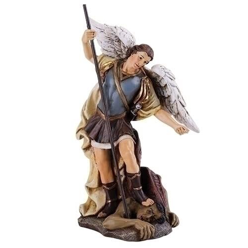 Joseph Studio 4.75 Inch Tall St Michael Figure - Picture 1 of 2
