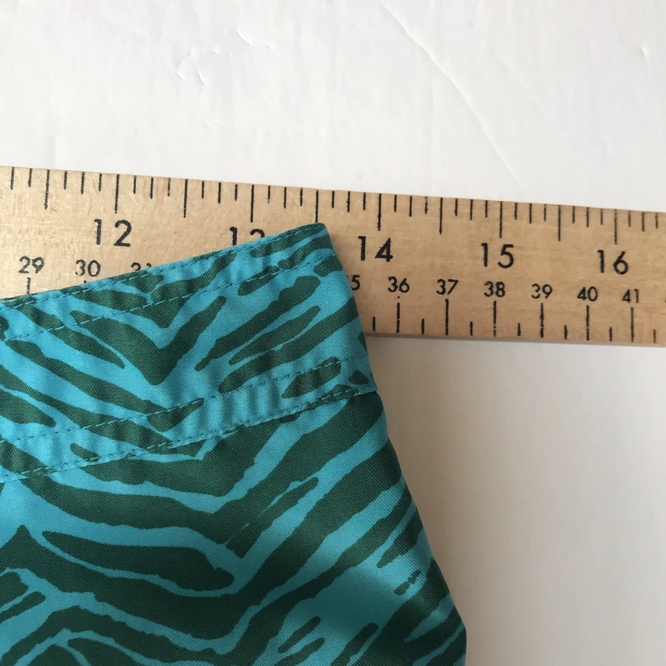 Vintage Y2K Mossimo Micro Shorts Small Boardshorts Outdoor Beach Surf Swim Blue - Imagem 4 de 4