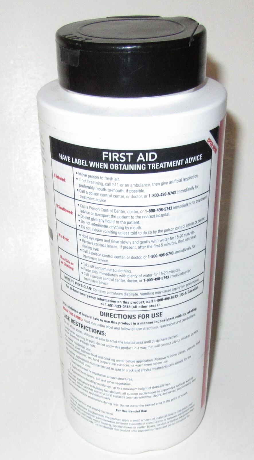 Durvet Flea & Tick Powder Kills Insect on Contact Bedbug Dust Mites 8oz