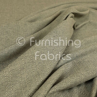 Neu Uni Chenille Struktur Webqualität Robuster Polsterstoff Beige Farbe