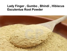 Lady Finger Gumbo Bhindi Hibiscus Esculentus Root Powder 500gm 17.63 OZ '