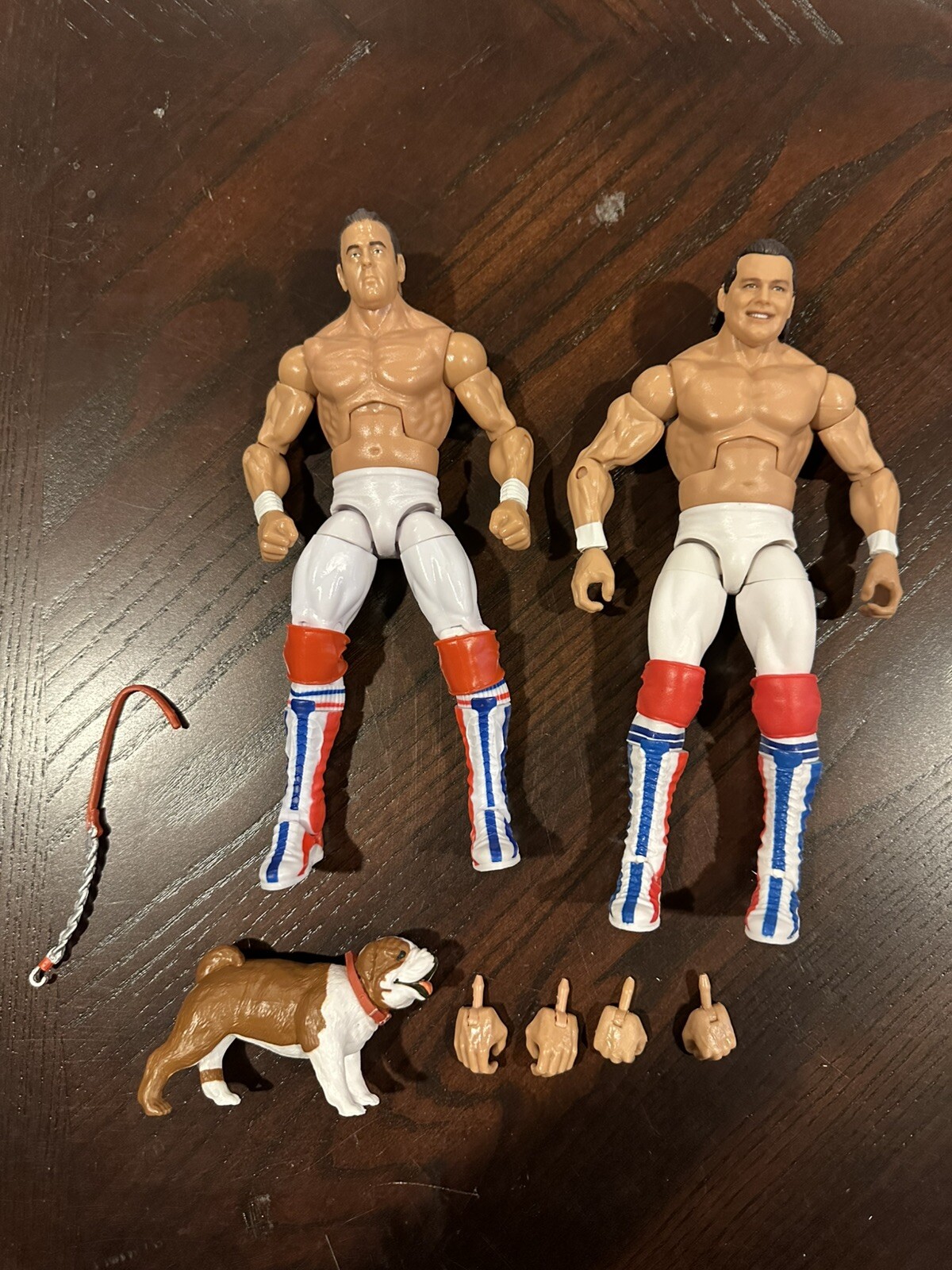 Dynamite Kid Uncensored Chella W/ Davey Boy Smith Mattel Elite British Bulldogs