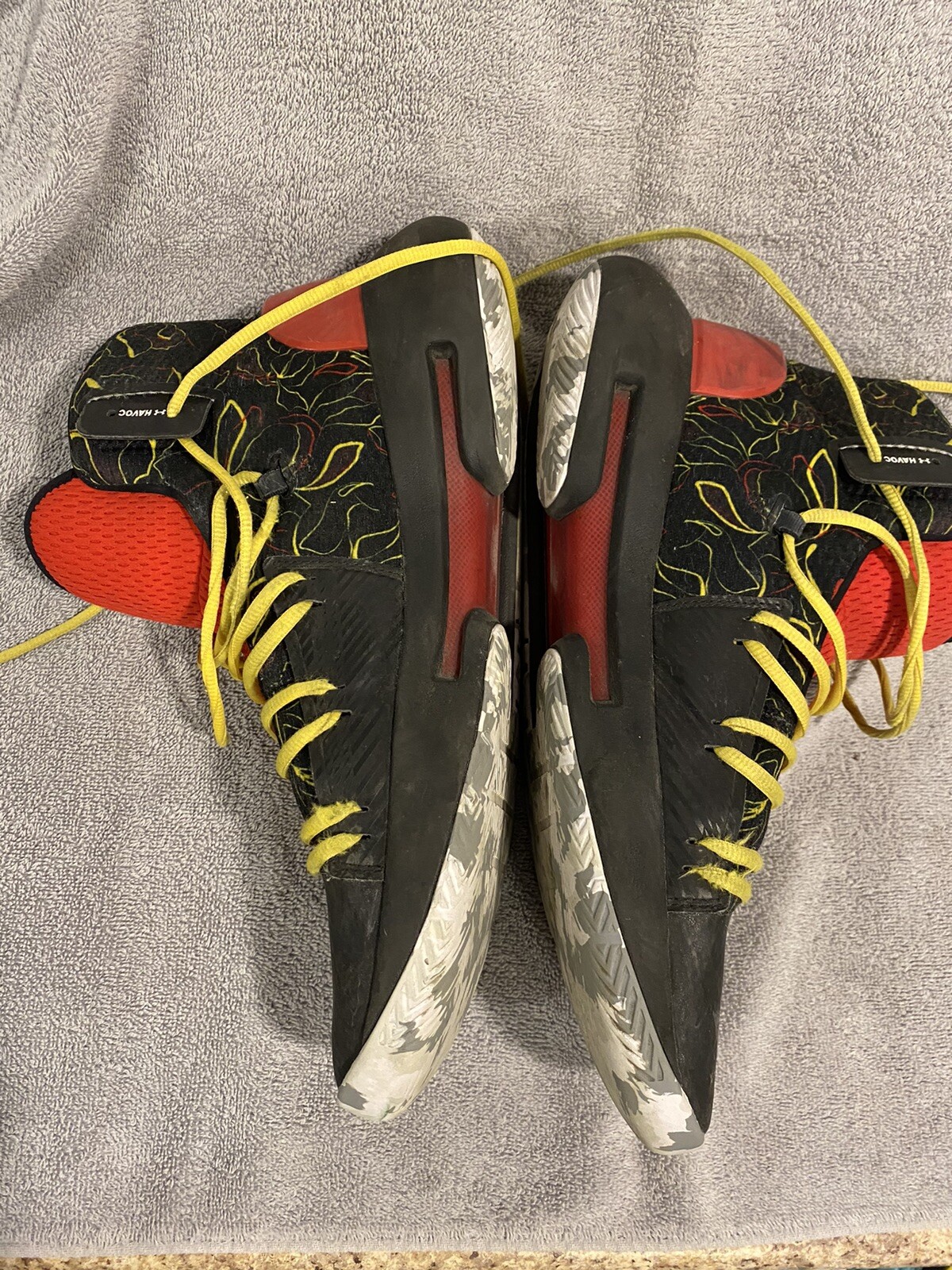 Used Worn Under Armour ICON Basketball Shoes Size 13 Gem