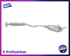 Auspuffanlage für Opel Vectra B 1.6 16V 74KW Auspuff Endtopf Mitteltopf