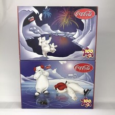 Coca Cola Brand Three Cheers & Spinning Bottle No. 86499 100 Piece Puzzle (2002)