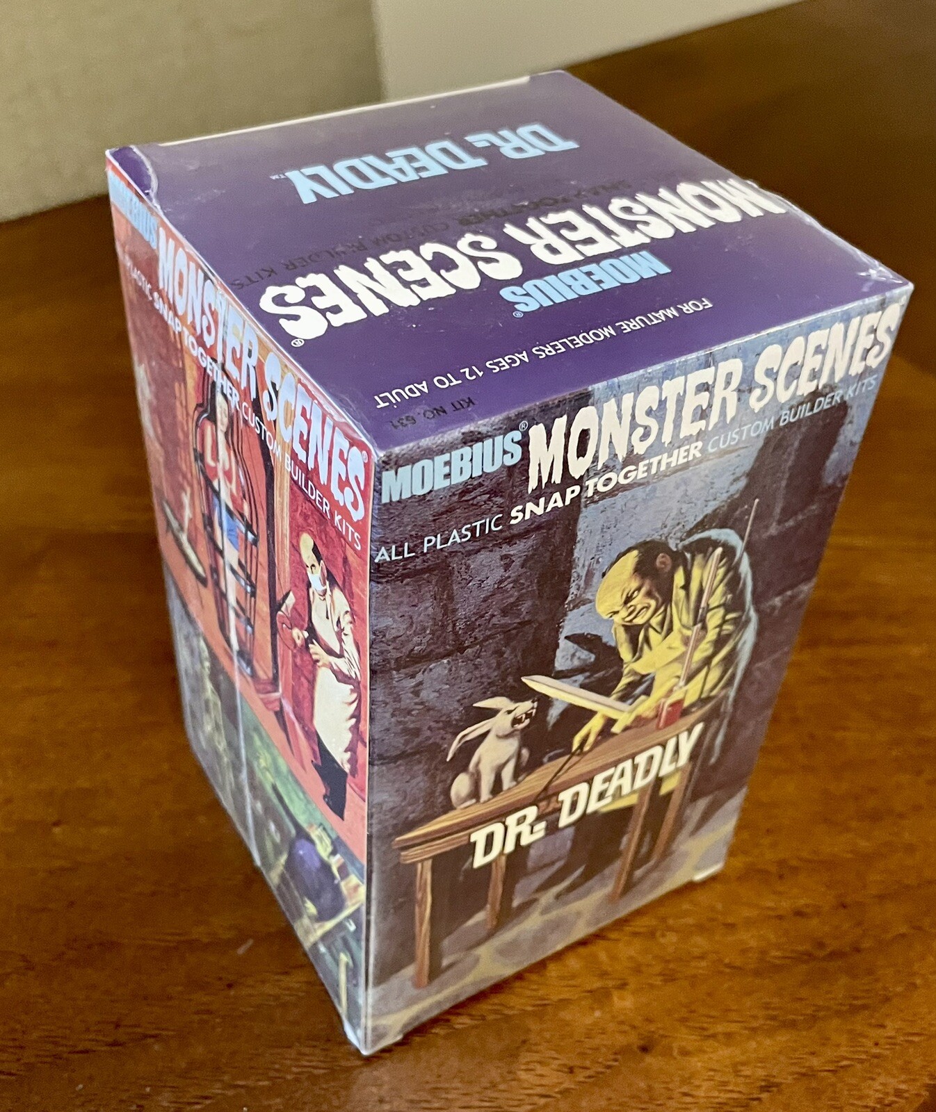 MOEBIUS Monster Scenes DR. DEADLY PLASTIC MODEL KIT Sealed Box Vintage