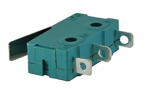 Mikrotaster 3 Pins 250V 5A, 2 Stellungen EIN/EIN, Endschalter mit Hebel Arm - Picture 3 of 5