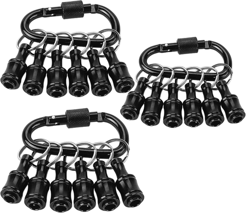 18PCS Bit Holders 1/4 Socket, Hex Shank Screwdriver Bit Holder for Impact Driver