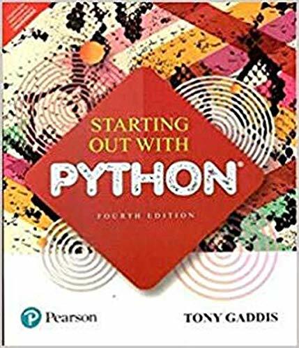 4-7 TAGE LIEFERUNG - Beginnend mit Python von Tony Gaddis, 4. internationale ... - Bild 1 von 1