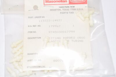 Pack of 25 NEW Masoneilan Valve & Controls - Dresser Part: 974503001779H, Fittin