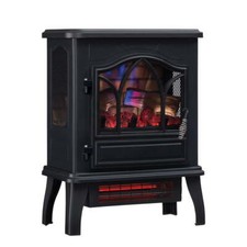 Duraflame DFS-500-4 Thomas Electric Stove with Flickering Logs u0026 Heater  Black for sale online | eBay